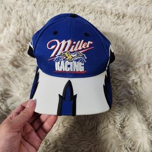 Vintage 1995 Miller Racing hat, adjustable hat